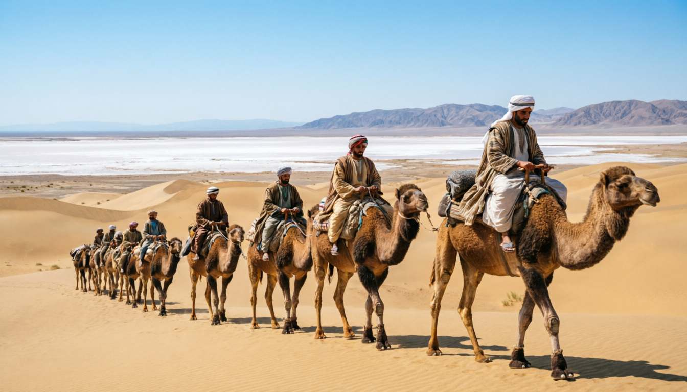 Караван пустыня Деште-Кевир