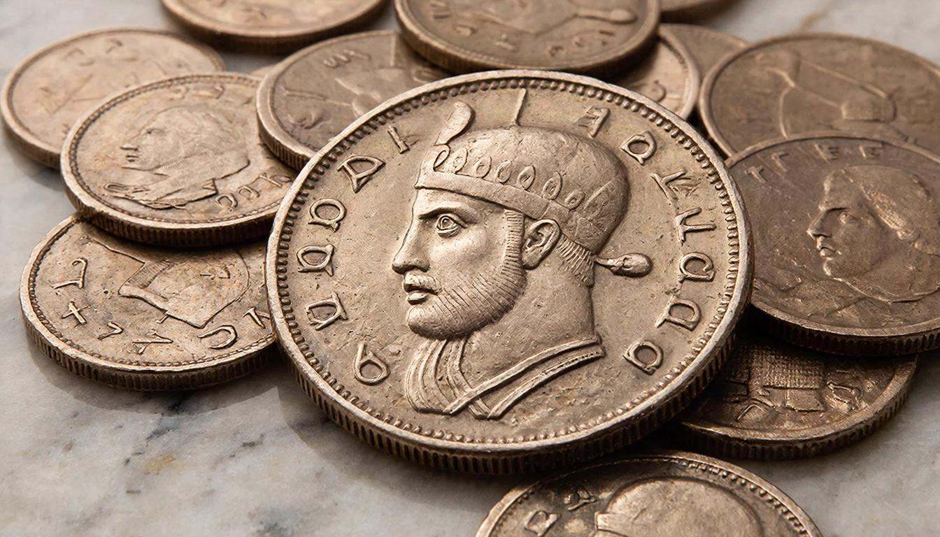 Монета предположительно с изображением Селевка