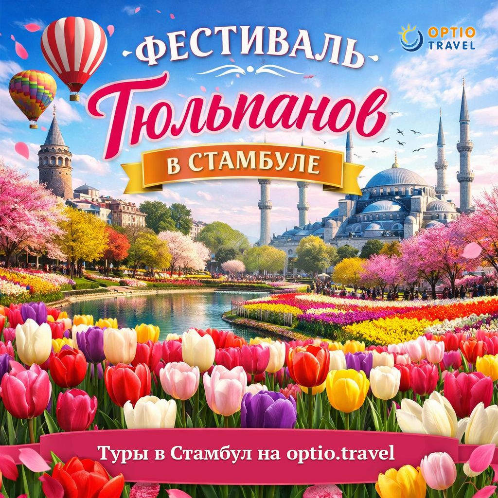 Фестиваль тюльпанов в Стамбуле