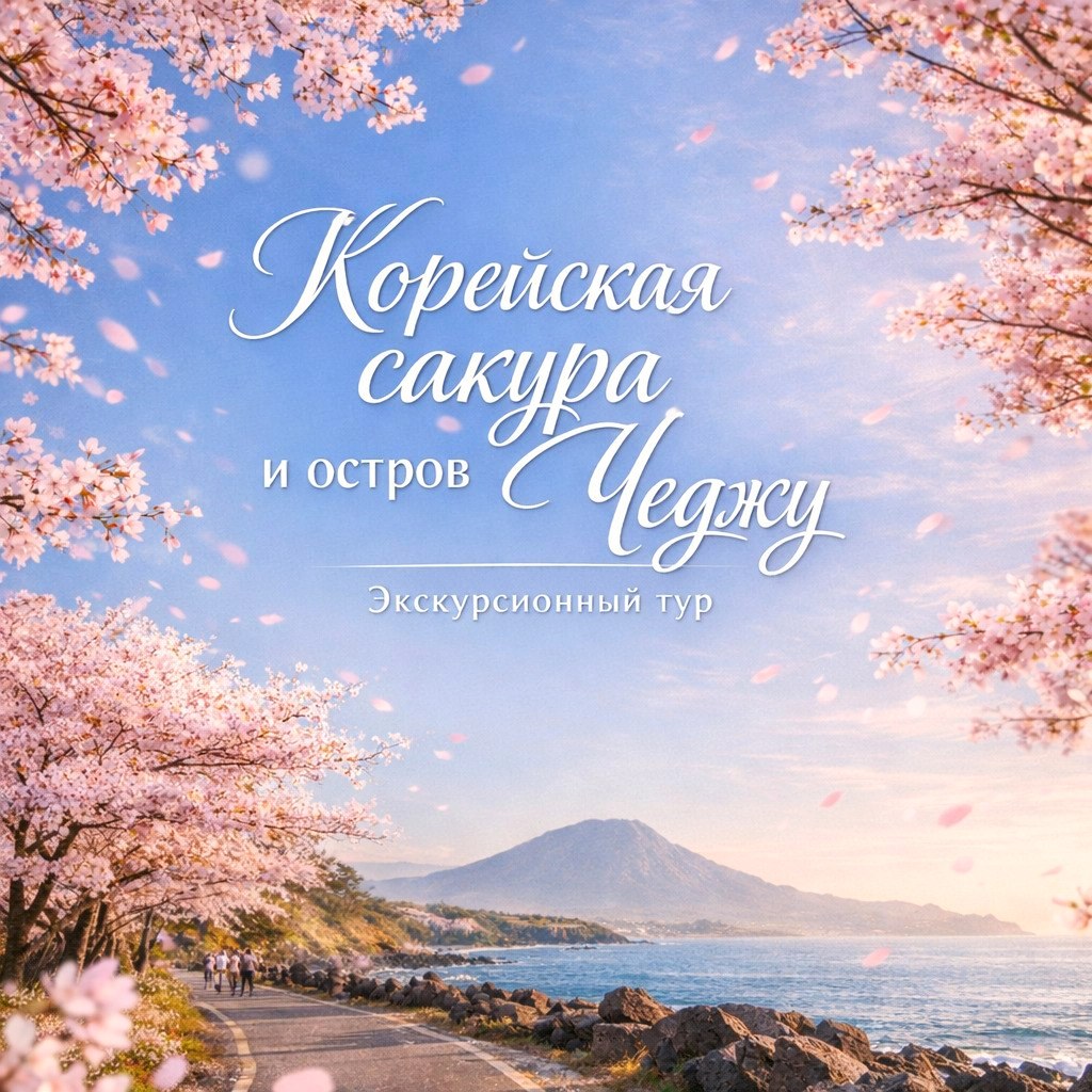 Тур Корейская сакура и остров Чеджу